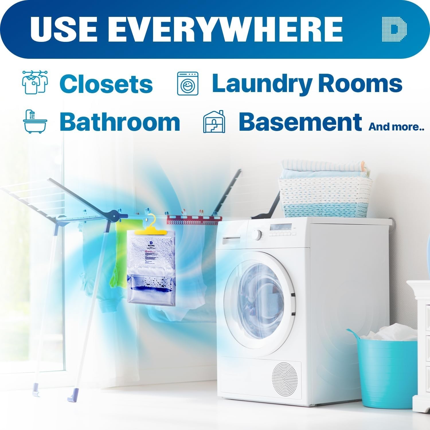 Essential 4 Pack Small Dehumidifiers – Moisture Absorbers for Any Room