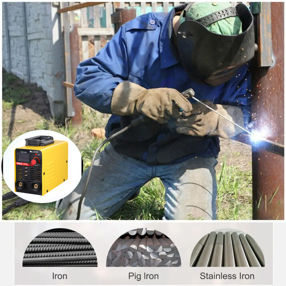 110V 315AMP Mini IGBT ARC Welding Machine Inverter DC MMA Electric Welder Stick