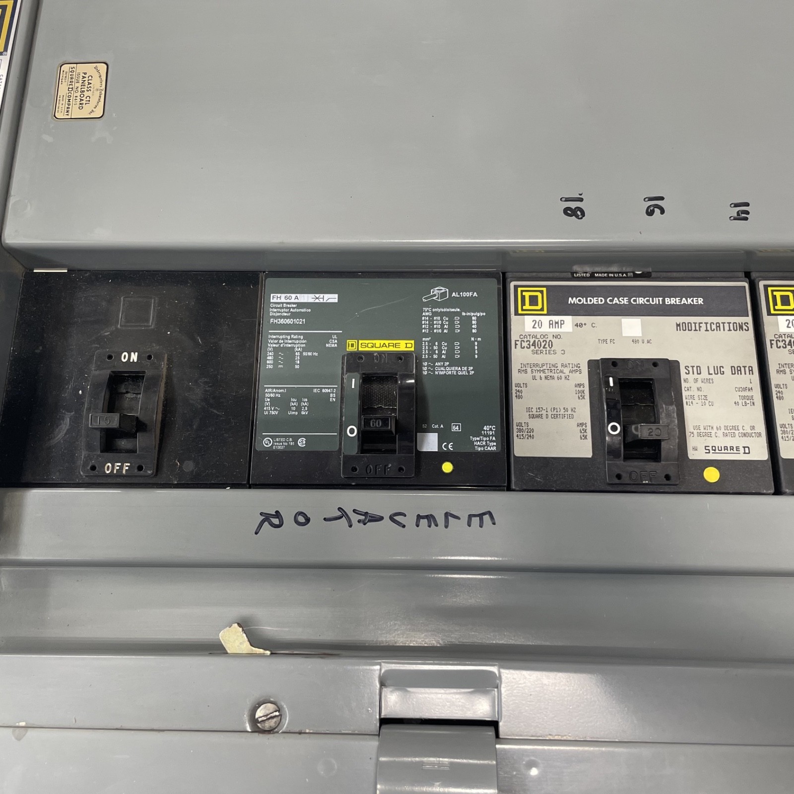 Square D 400A I-Line Panelboard 277/480V 3Ph 4W MLO – 400 Amp