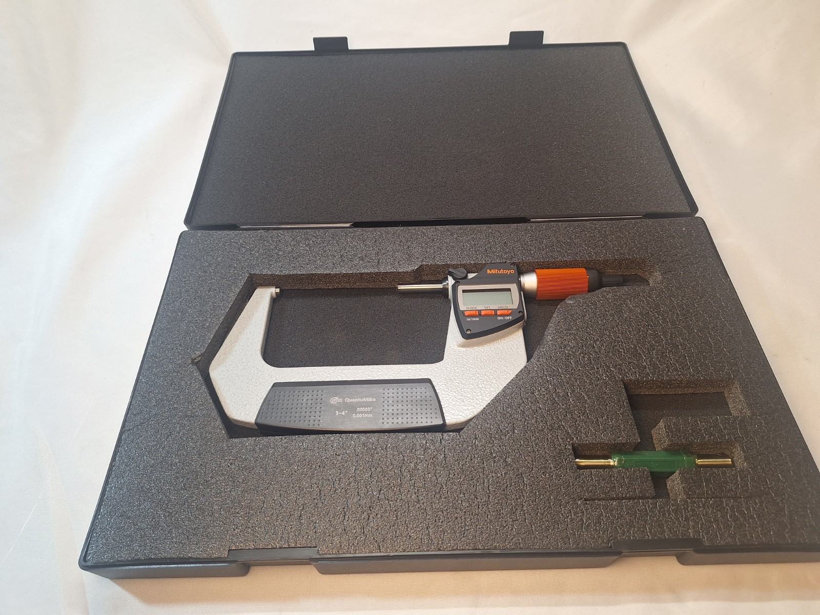 2″-3″ Range Mitutoyo Digital Outside Micrometer, IP65, LCD, 293-183-40