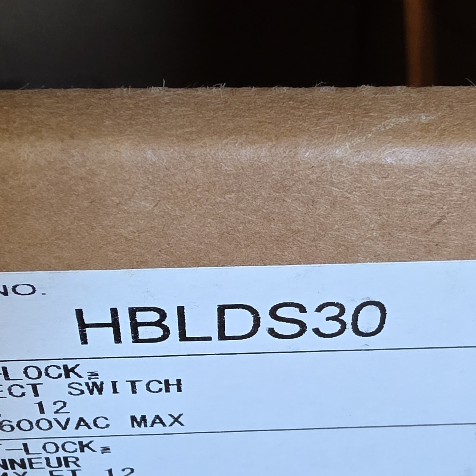 Hubbell HBLDS30 Circuit-Lock Disconnect Switch 30A 600VAC 3P Lockable IP69K