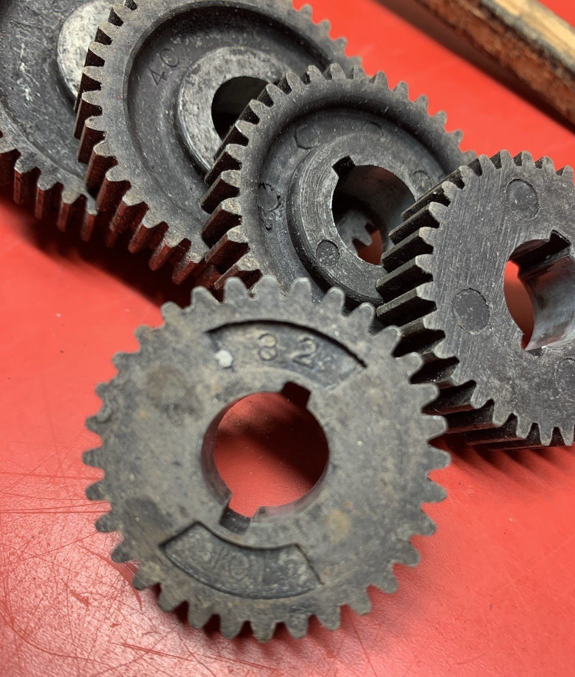 Atlas 618 Gear set unused original set of 9