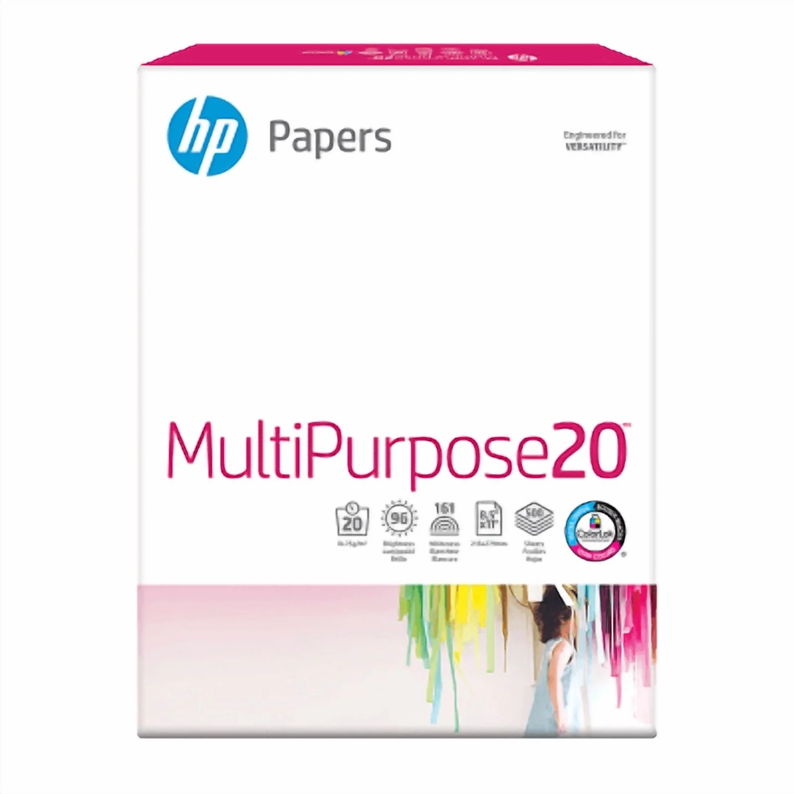 HP Multipurpose Paper, 500 Sheets , Letter ,8.5 x 11 in, HPM1120R.