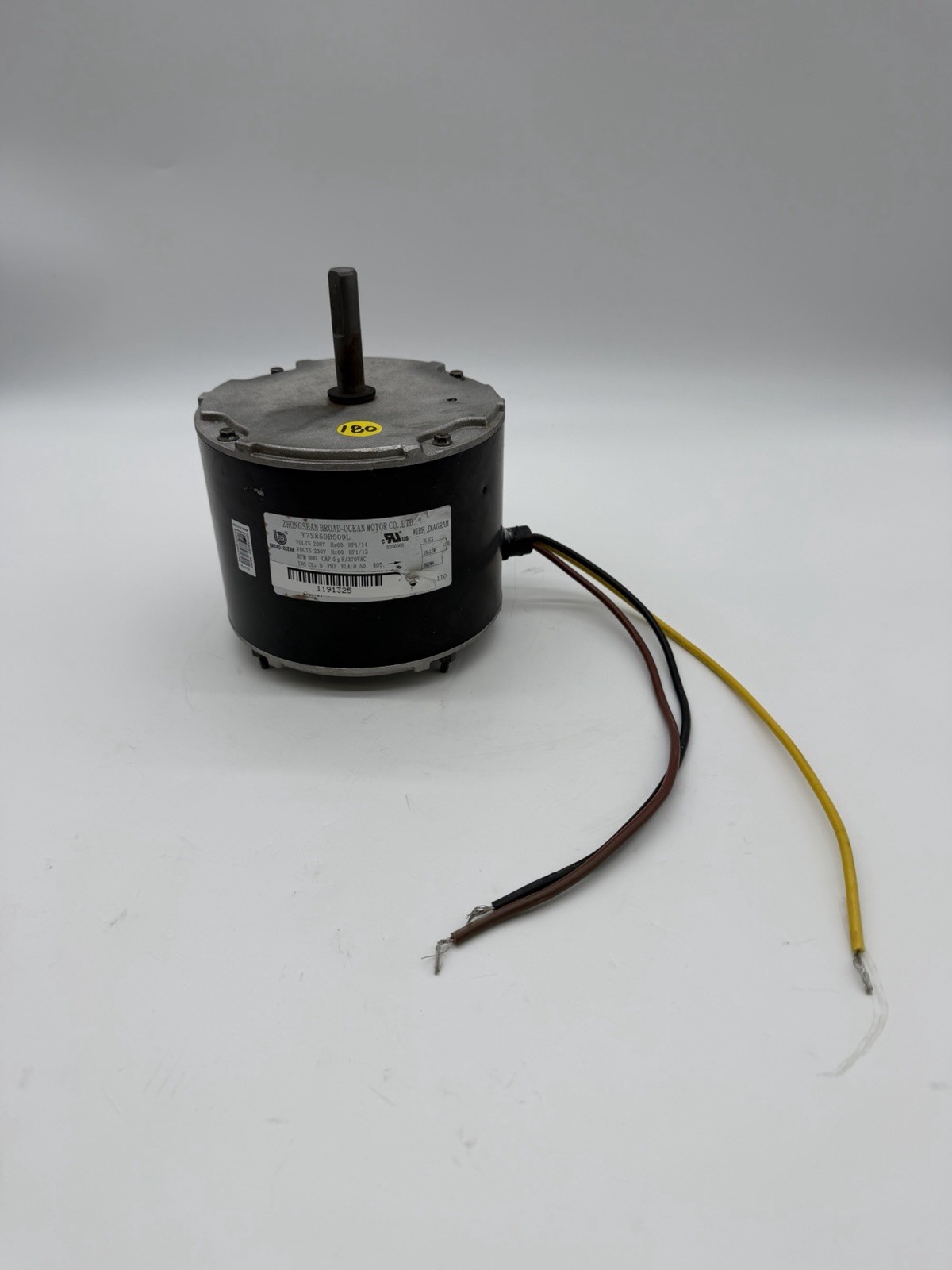 Zhongshan Broad-Ocean Y7S859B509L Condenser Motor 1/12 HP@ 230V 800RPM HB32GQ230