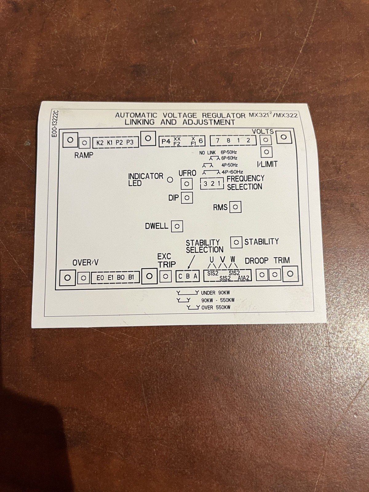 NEW Genuine OEM Cummins Stamford MX322 Automatic Voltage Regulator P/N: A062Y338
