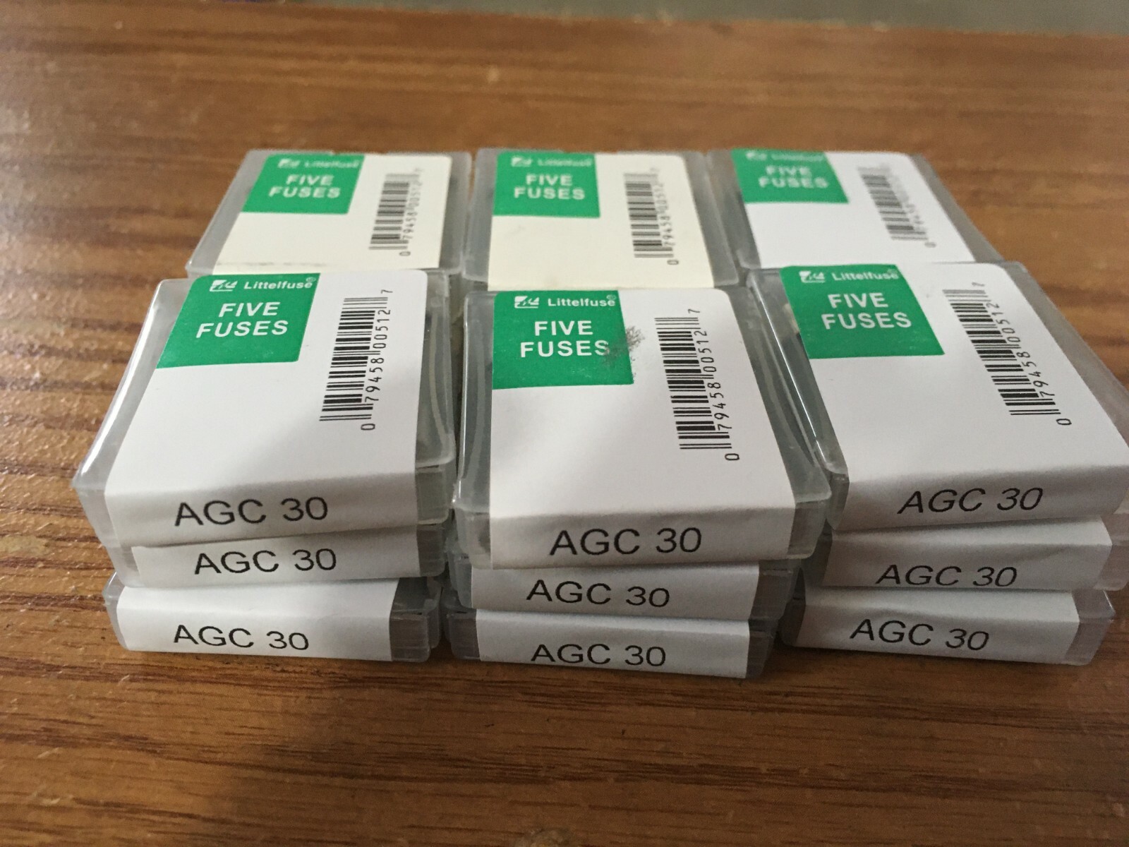 (90) 30A 32V AGC Series Fast-Acting Glass Body Fuse-RoHS