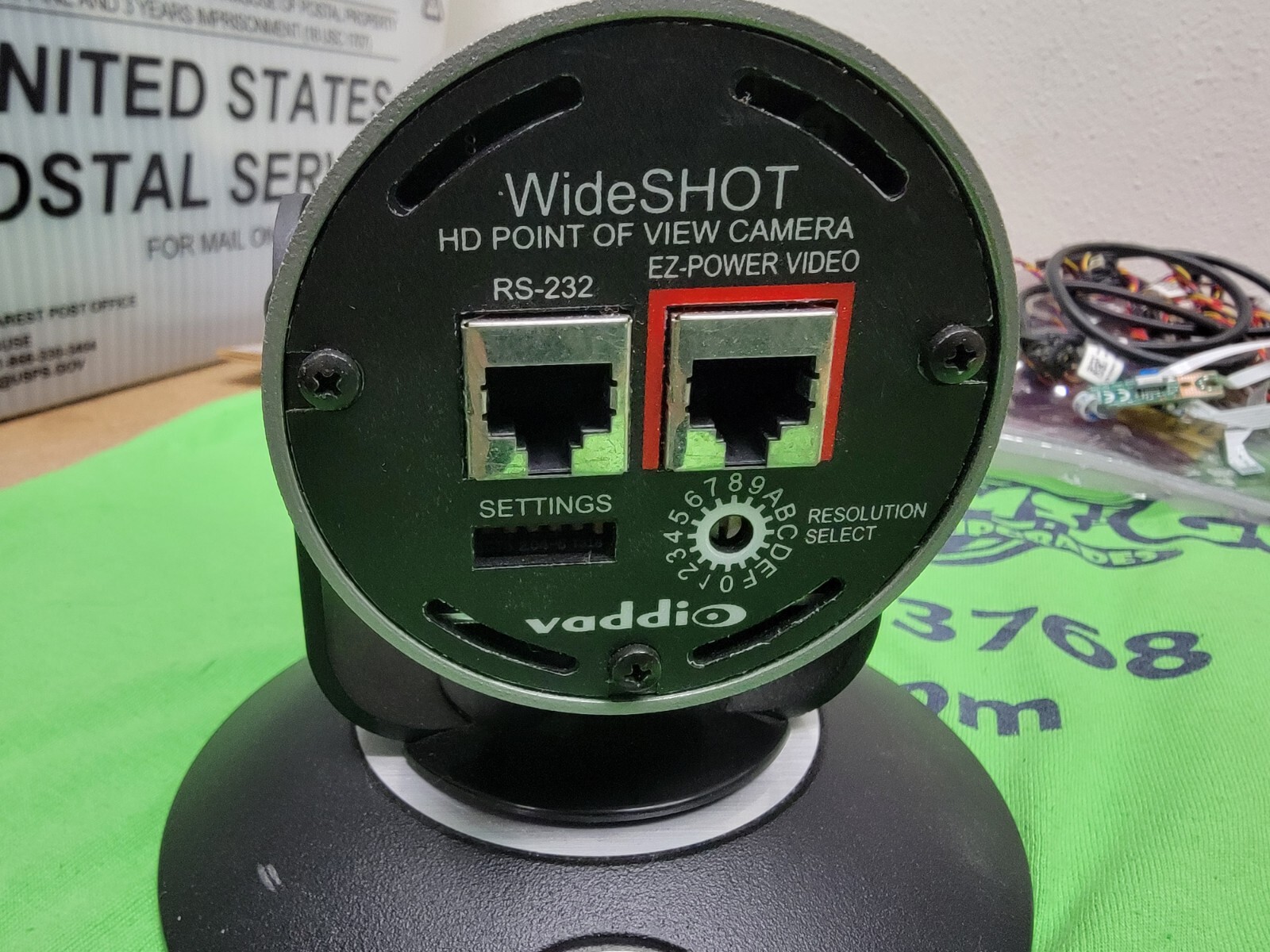Vaddio WIDESHOT HD Camera 998-6910-000 REV A1 V120 16MB
