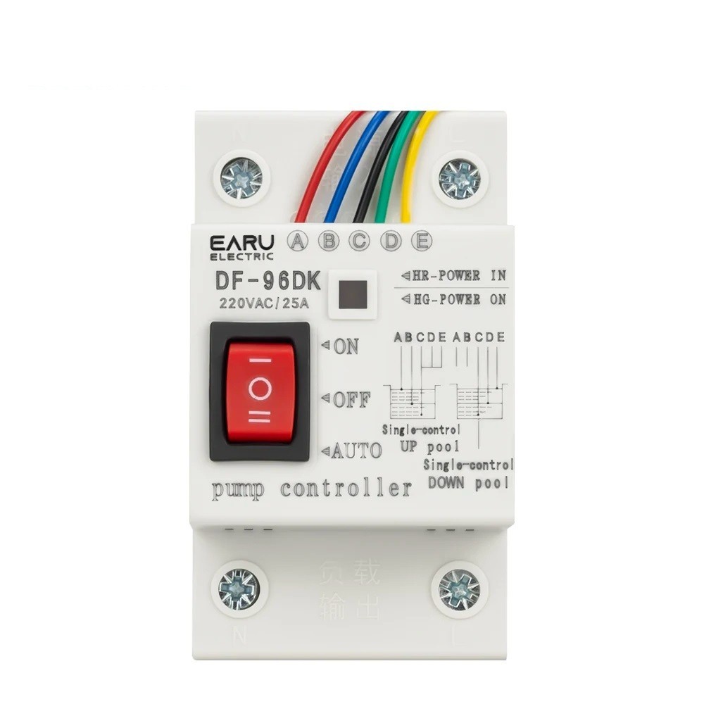 Automatic Water Level Controller 110V 220V 25A Pump Sensor Switch With Probes