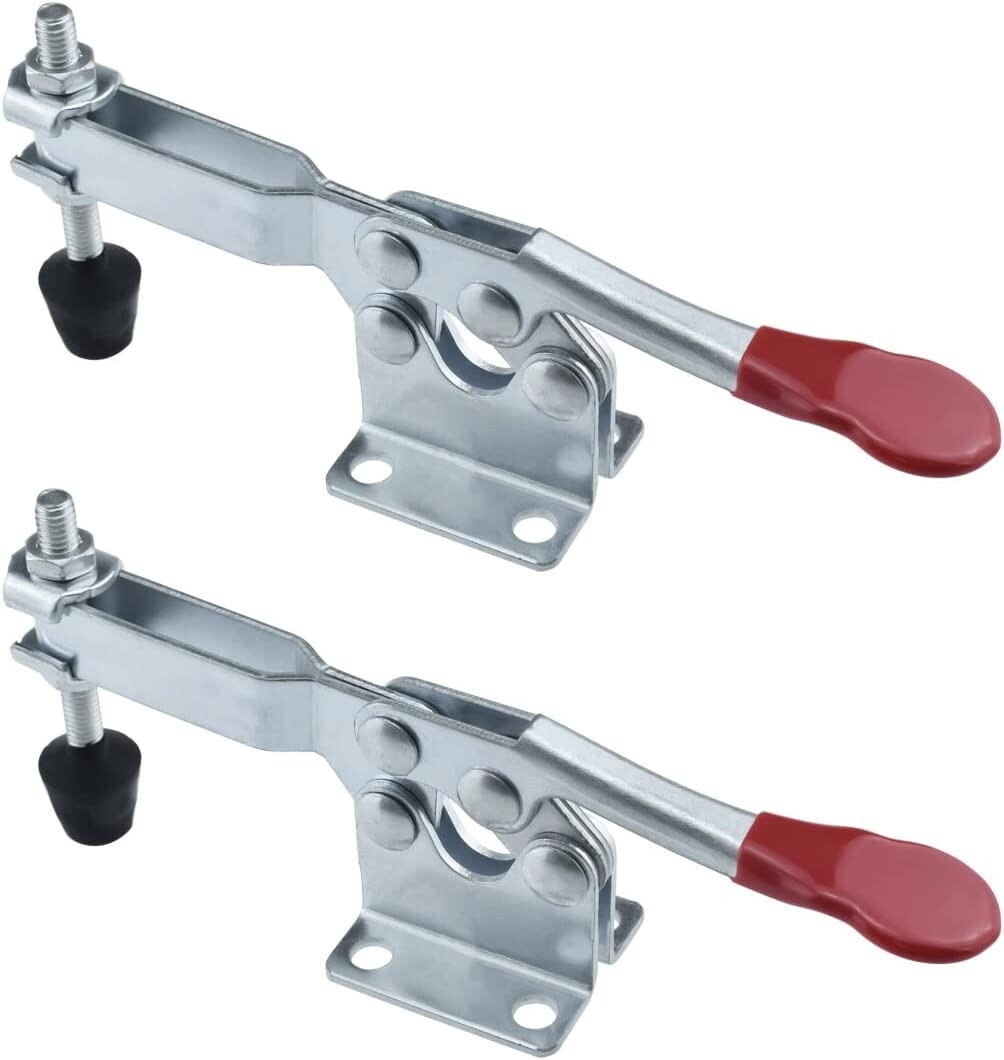 2-Pack Quick Release TOGGLE CLAMPS Stainless Steel 220 lb Capacity GTY-201-B