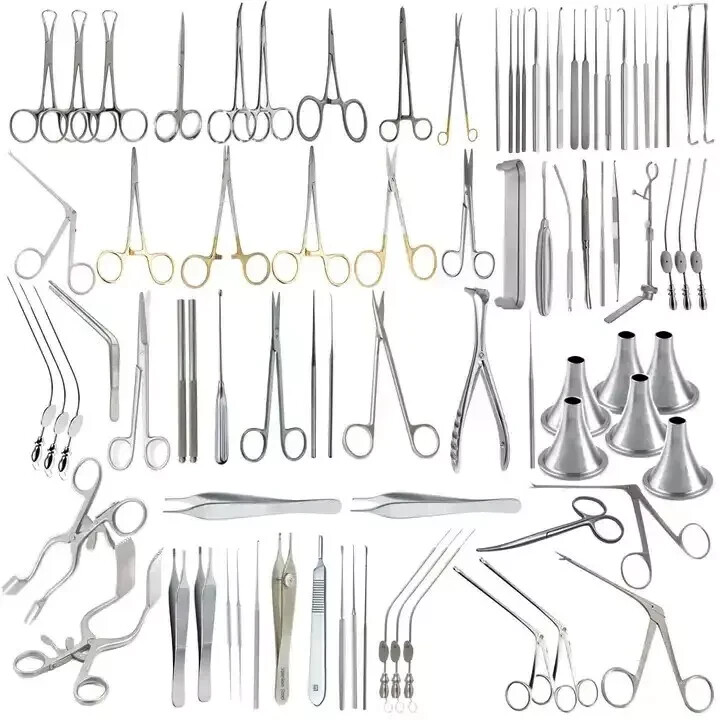 Tympanoplasty Instruments 101 PCs Set Micro Ear Surgery ENT Instruments