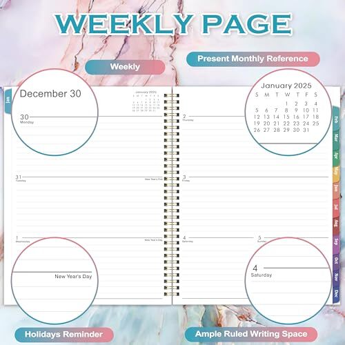 Planner 2025-2025 Planner Weekly and Monthly, Jan.2025-Dec.2025, 2025 Planner