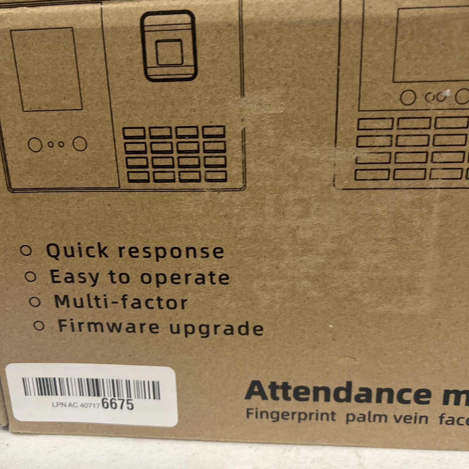 Attendance Machine T200 FACE PALM VEIN AND FINGER PRINT