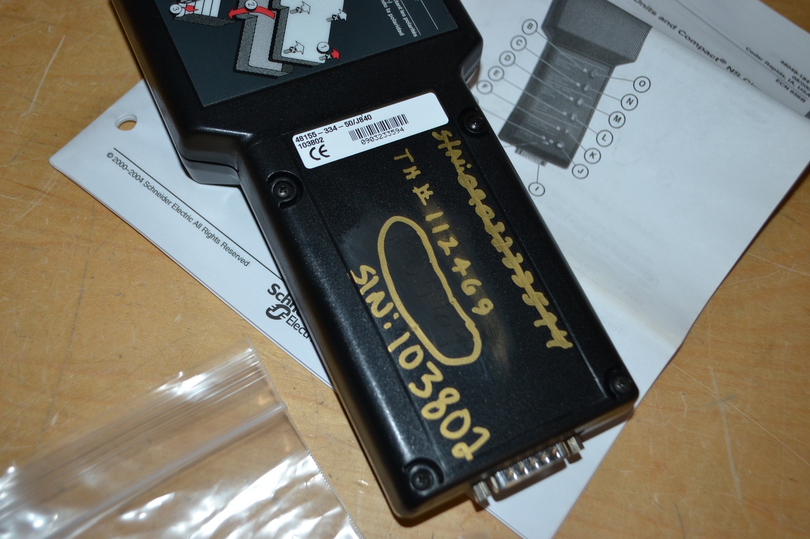 Square D Schneider Electric ~ S33594 Hand Held Breaker Test Kit, HHTK ~ Complete