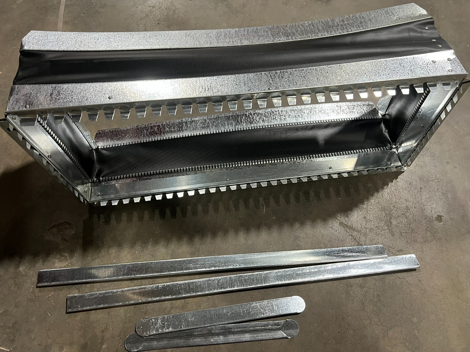 Duct canvas connector