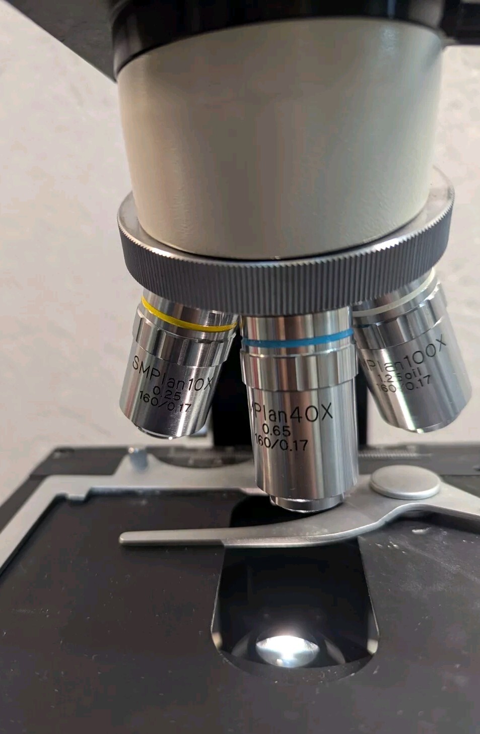 Meiji ML5000 Binocular Compound Microscope & Objectives SMPlan 4x 10x 40x 100x