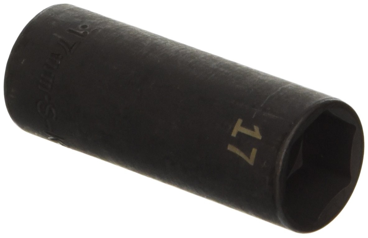 SK Tools USA 3/8″ Drive, 17MM, 6 Point, Deep Impact Socket | 8937 One Size
