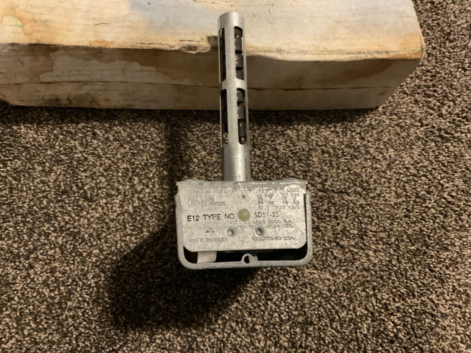 New White-Rodgers 5D51-35 combination fan and limit control furnace