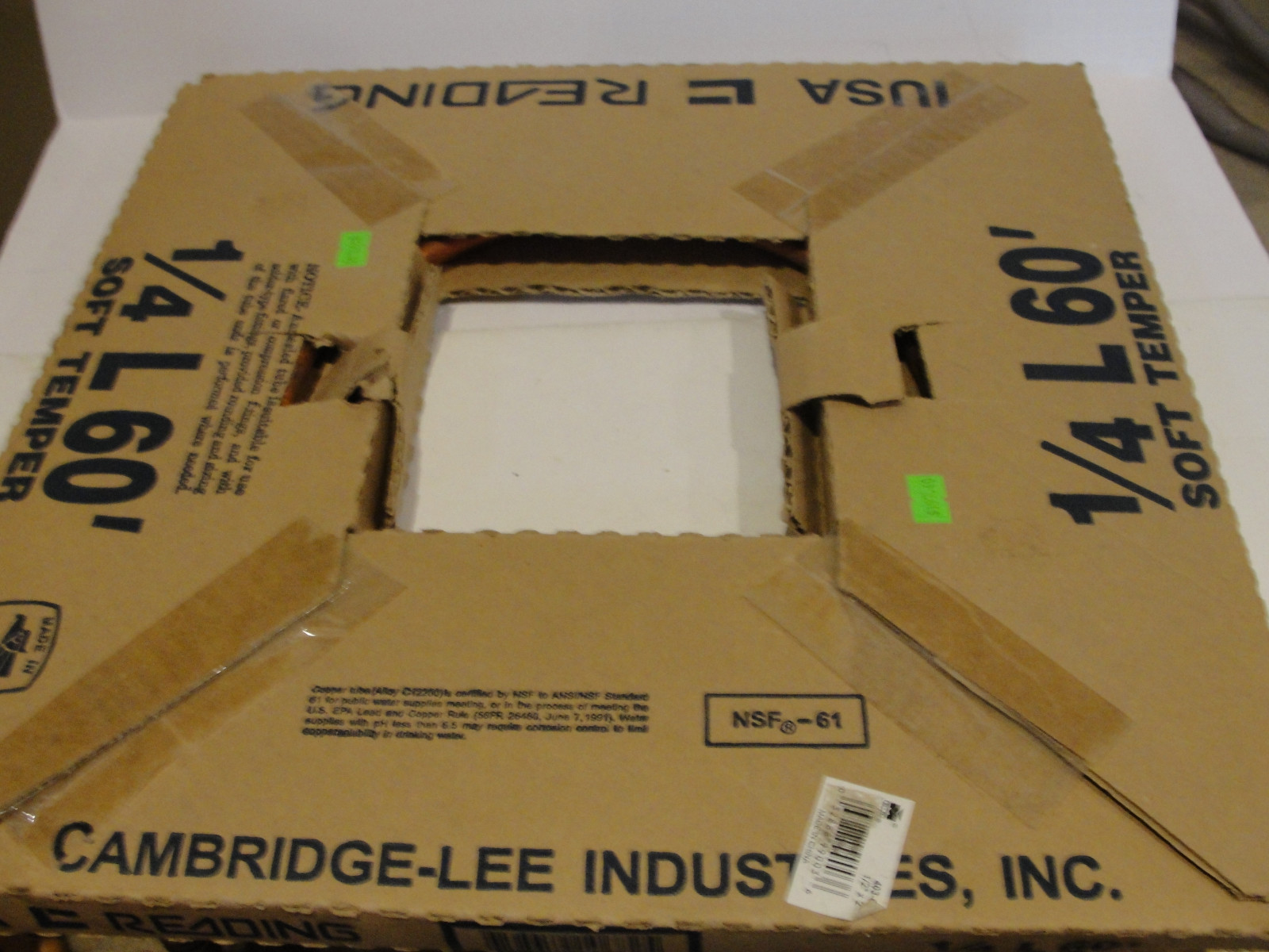 IUSA Cambridge-Lee Industries Soft Temper, 1/4″ L x 60′