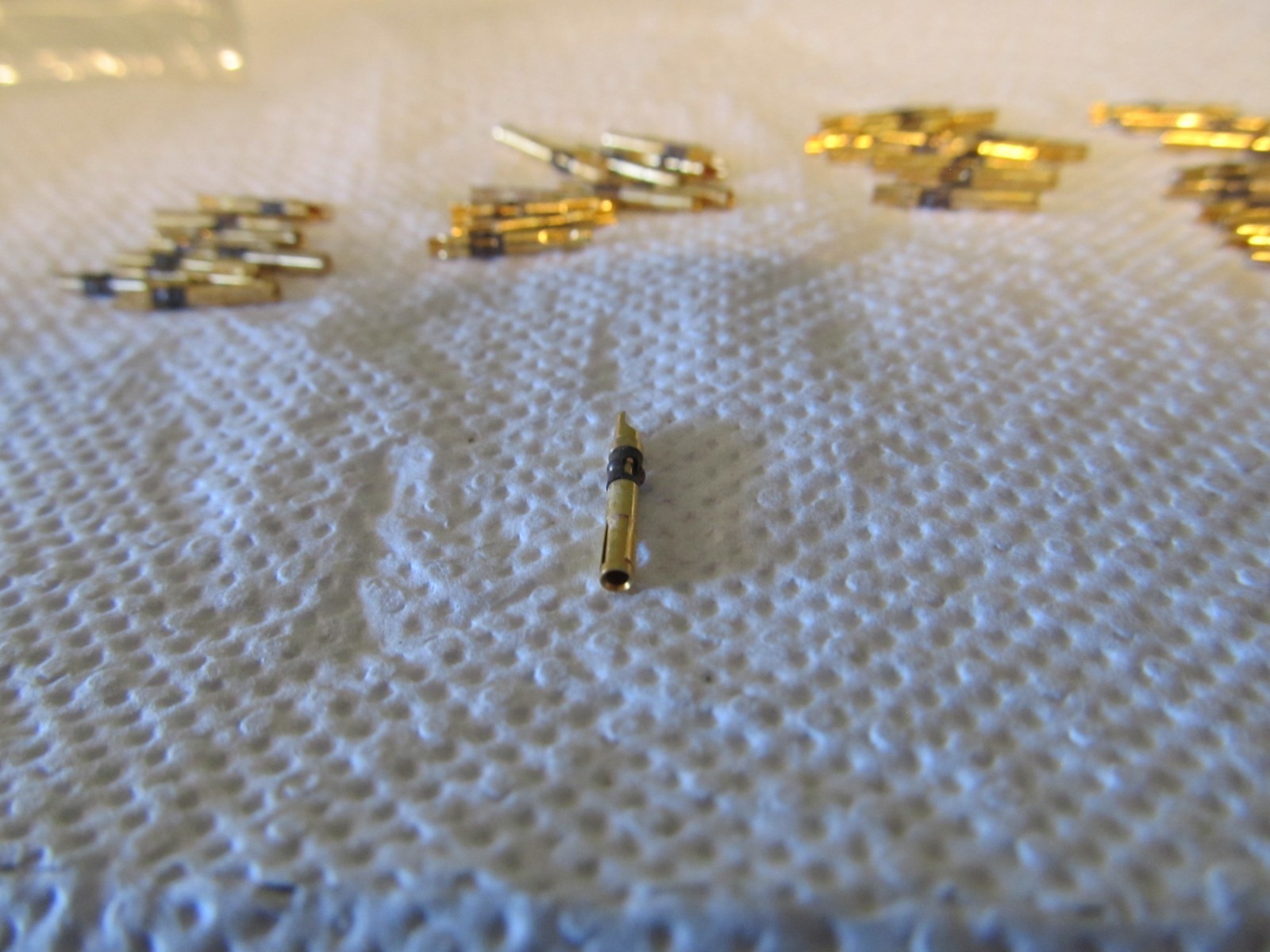 50 pcs gold plated Amphenol small Pin Sockets