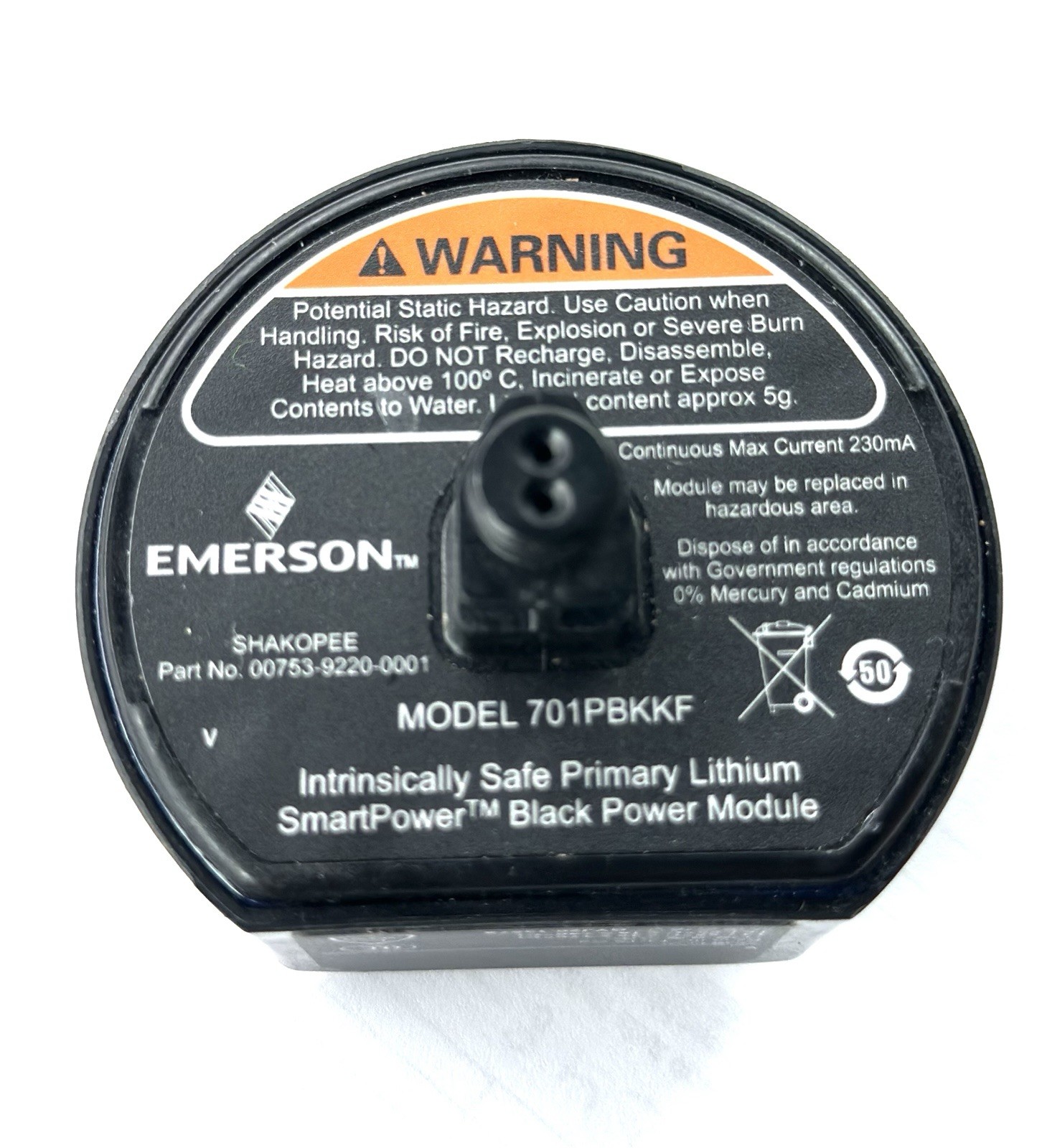 Emerson Model 701PBKKF