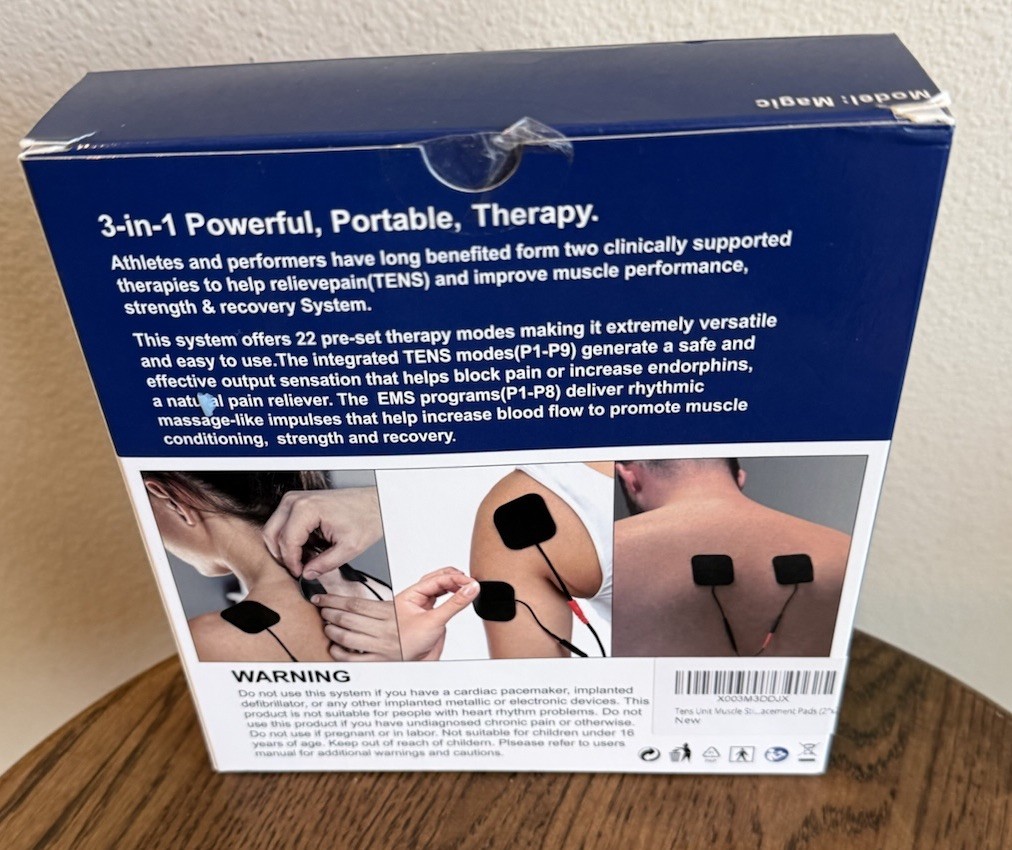 Nicwell Care 3 in 1 Combo TENS-EMS-MASSAGE Pain Relief Recovery New Open Box