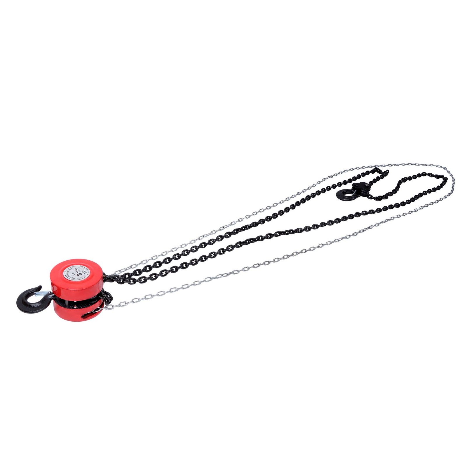 Manual Chain Hoist | 3 Ton / 6600 lbs Capacity | 2 Hooks | 10ft / 3Meters Lift