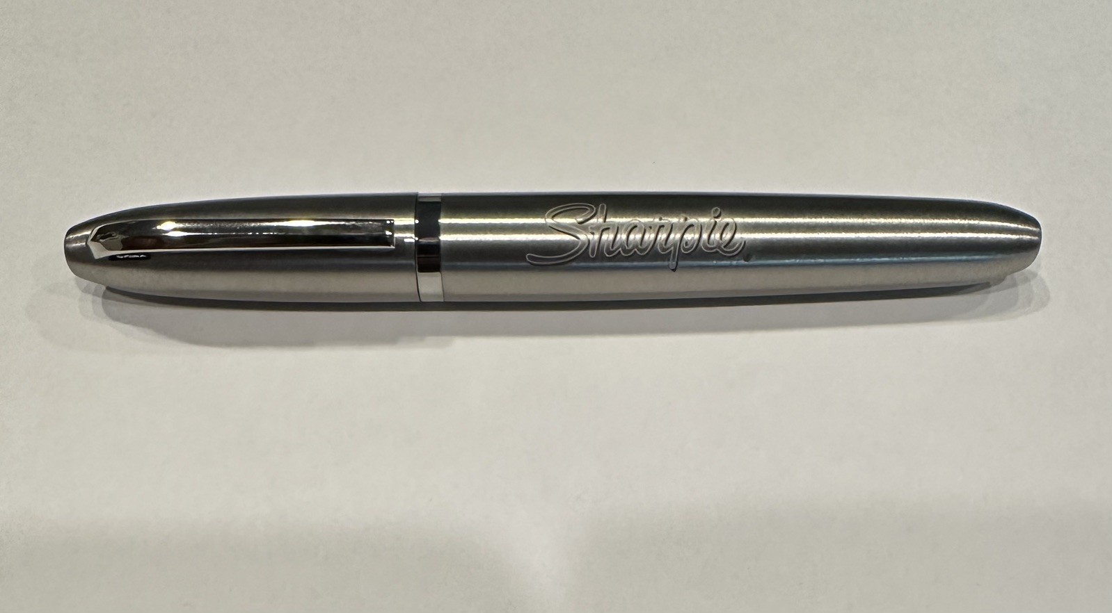 Vintage Sharpie Stainless Steel Refillable Permanent Marker 1747388 With Ink