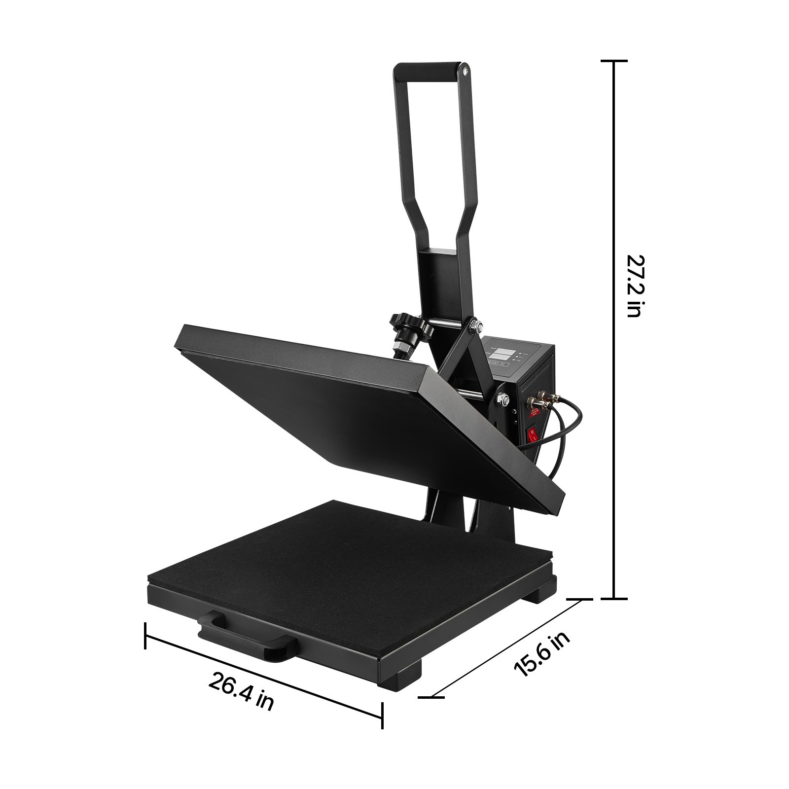 Uimoso 15 x 15 Inch Heat Press Machine for T-Shirt Sublimation and DIY Printing