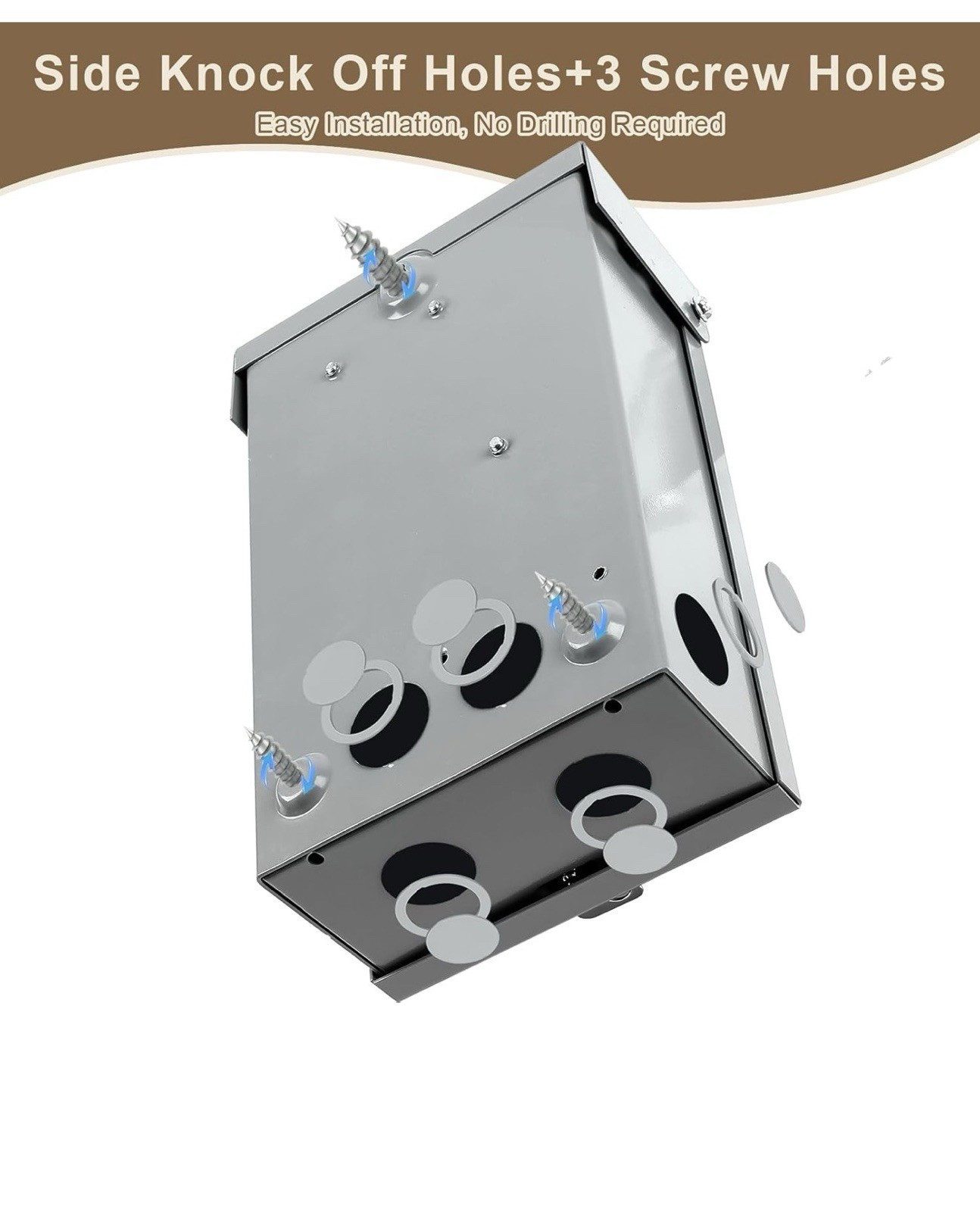 Enclosure 30 Amps Safety Disconnect Switch 240VAC-250VDC 3-poles Fuseable NEM 3R