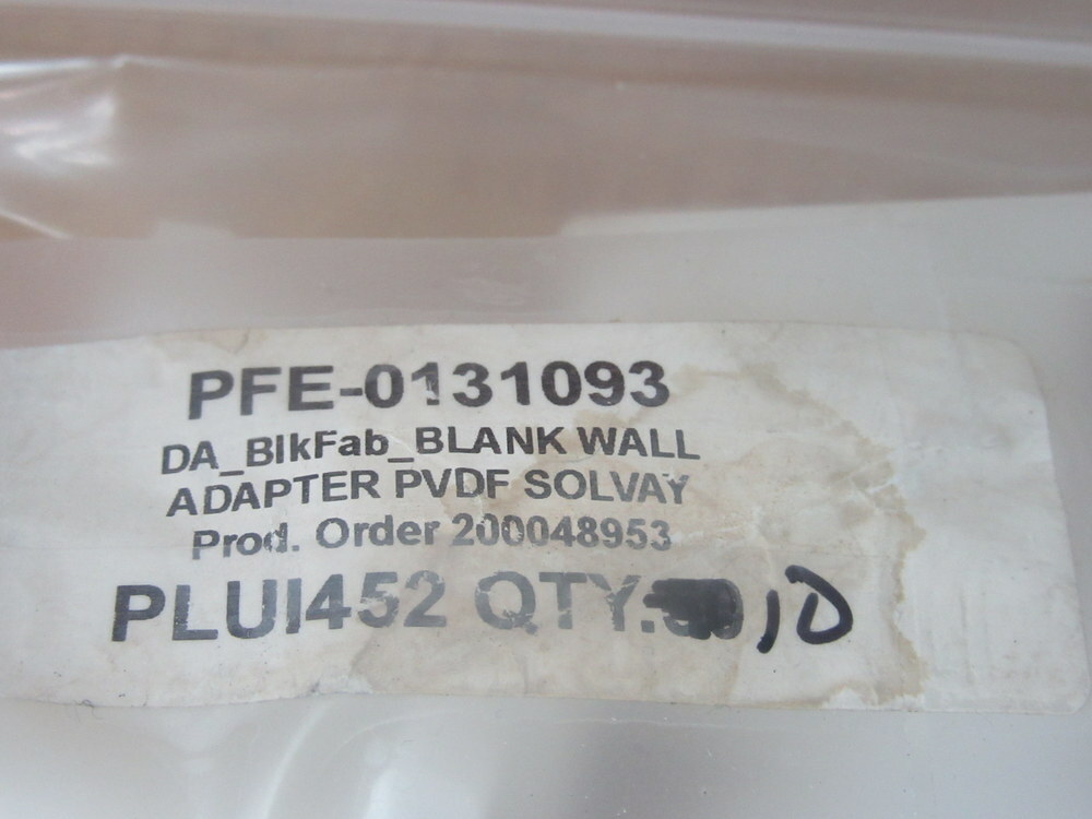 Part PFE-0131093 PVDF Solvay Adapter 3203 (Pack of 10)