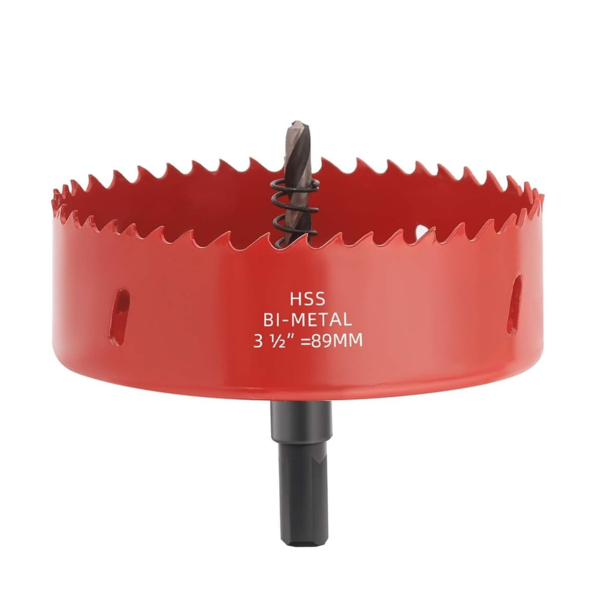 3.5 Inch Hole Saw, 3 1/2 Hole Saw, M42 HSS Bi-Metal Hole Cutter, Triangular Shan
