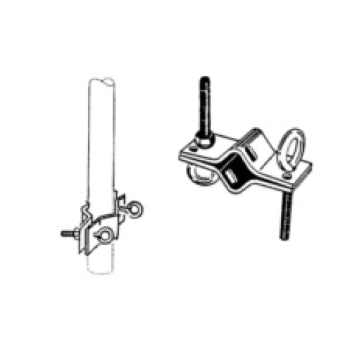 2-Way Guy Wire Mast Clamp- Philmore 15-827 NEW *Free Ship*