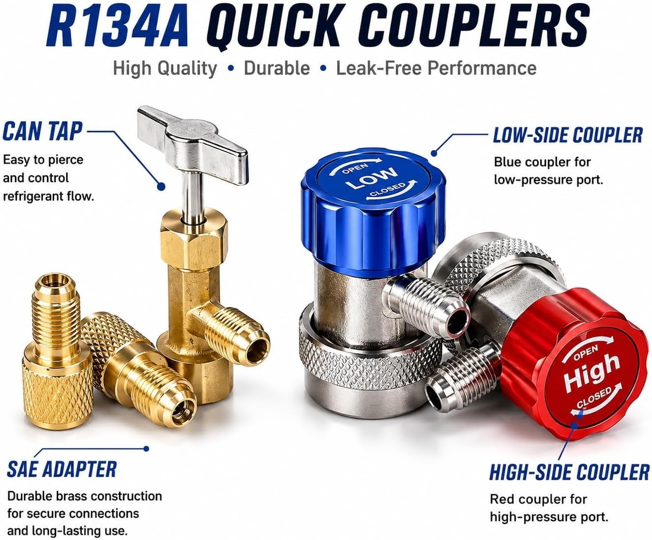 Lightweight 1/4 HP Vacuum Pump & A/C Manifold Set – Efficient Refrigeration Tool