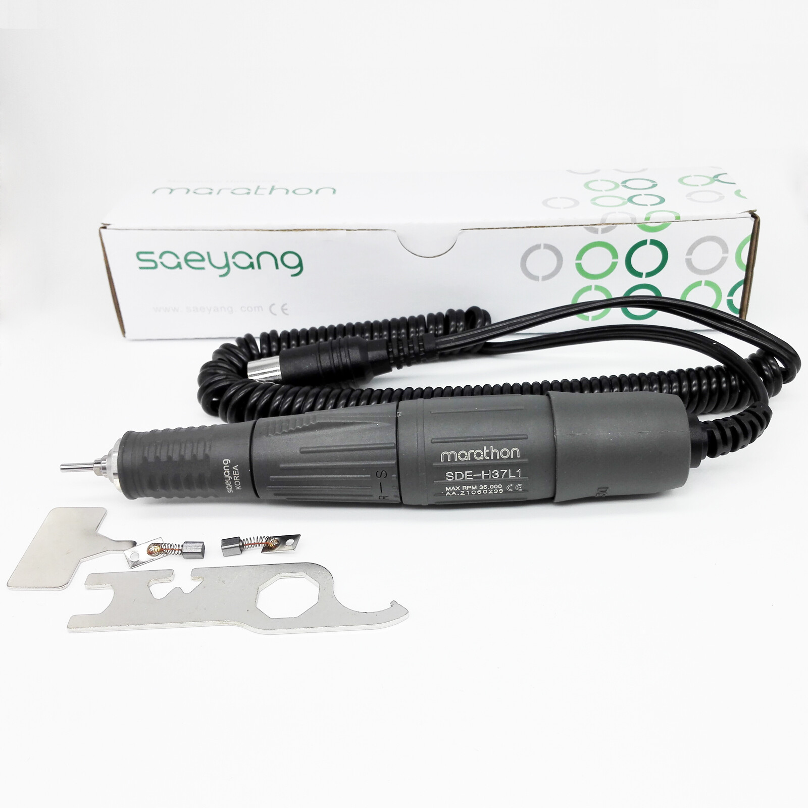 1PC Dental LAB MARATHON Micromotor Polishing Handpiece 2.35mm SDE-H37L1 35000RPM
