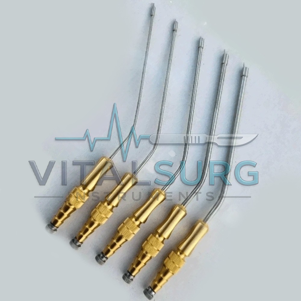 Frazier Suction Tube With Atraumatic Tip 6 To 14FR 5 PCs Set Surgical Instrument