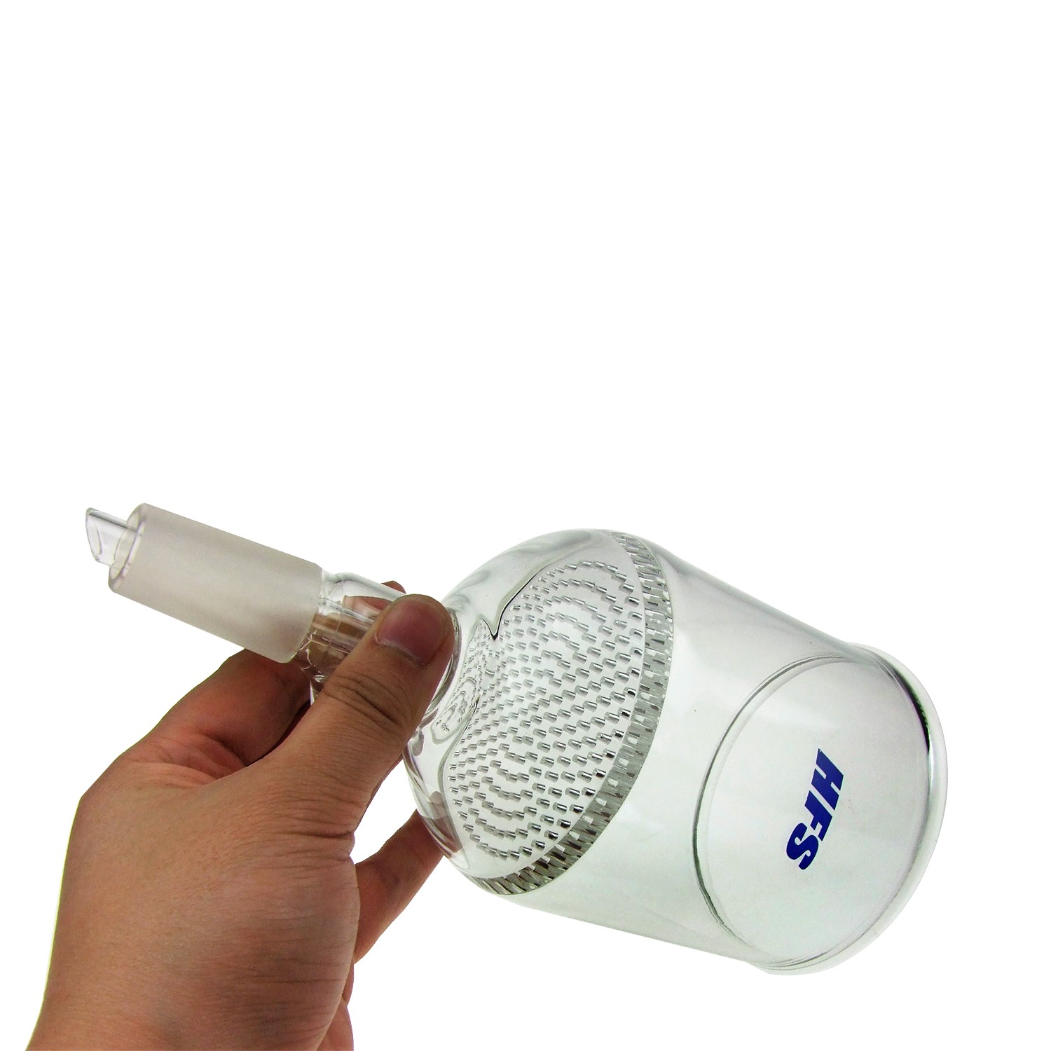 HFS(R) 600mL Buchner Filter Funnel 24/40 Fitting, Barb Vacuum Port, Perforated