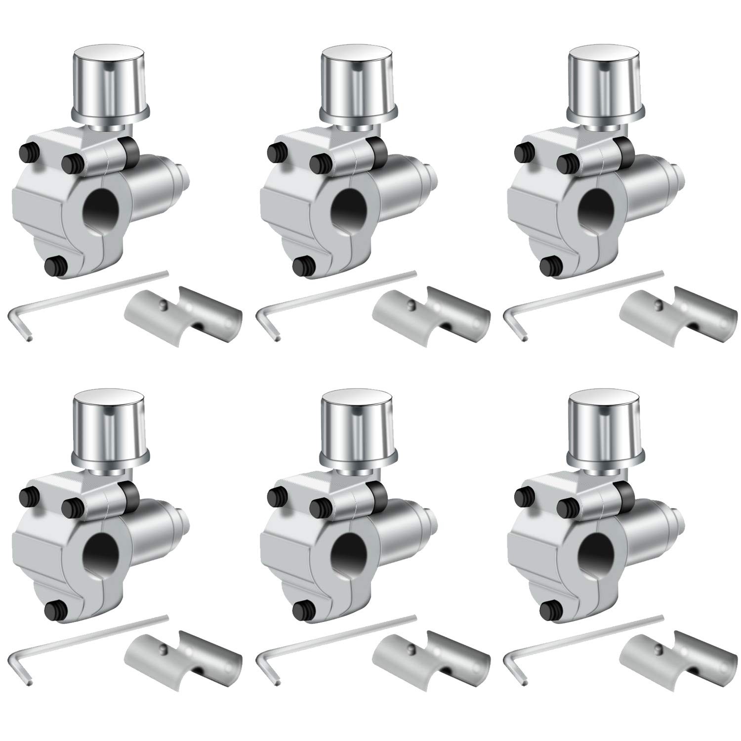 6 Pack BPV31 Bullet Piercing Valve Line Tap Valve Kits Adjustable Valve for A…