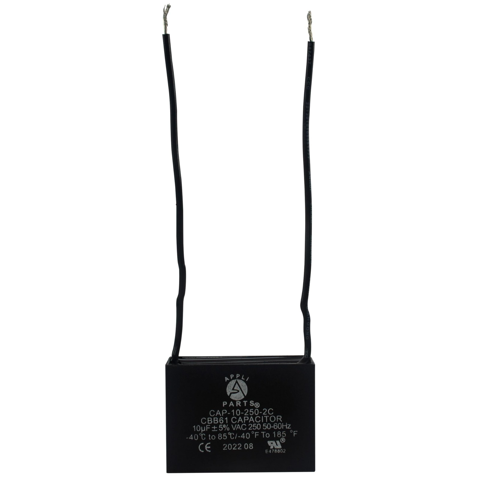 Ap Appli Parts Appli Parts Cap-10-250-2C Fan Capacitor 10 Mfd Microfarads Uf
