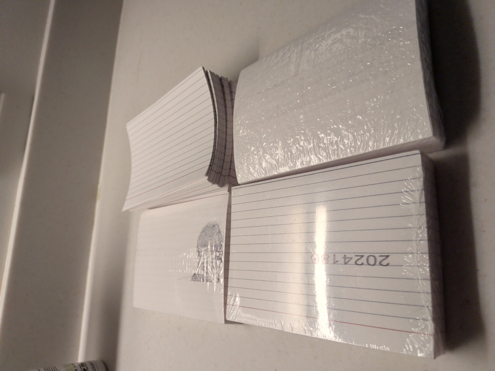 Amazon Basics Ruled Lined Index Note Cards, 500 Count, 5 Pack of 100, 4×6