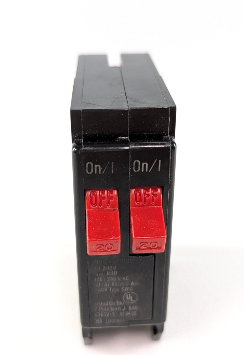 Bryant / Eaton BR tandem 20A/20A circuit breaker FAST SHIPPING BR2020