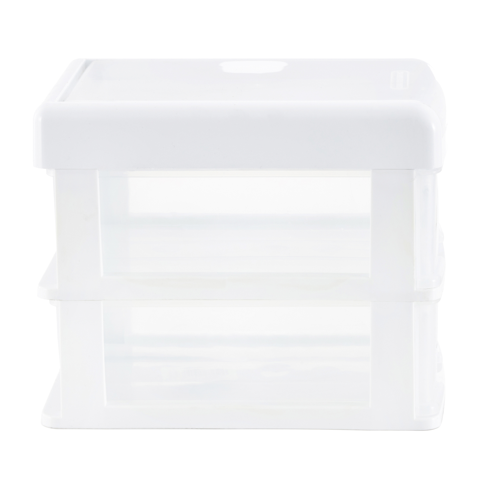 Gracious Living 2 Drawer Desktop Countertop Organizer with Flip Top Lid (4 Pack)