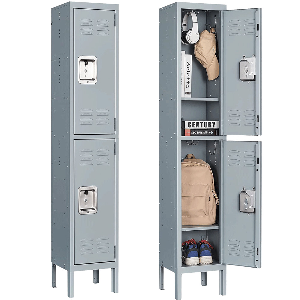 Metal Lockers for Employees Steel Storage Cabinets with Doors for Office School