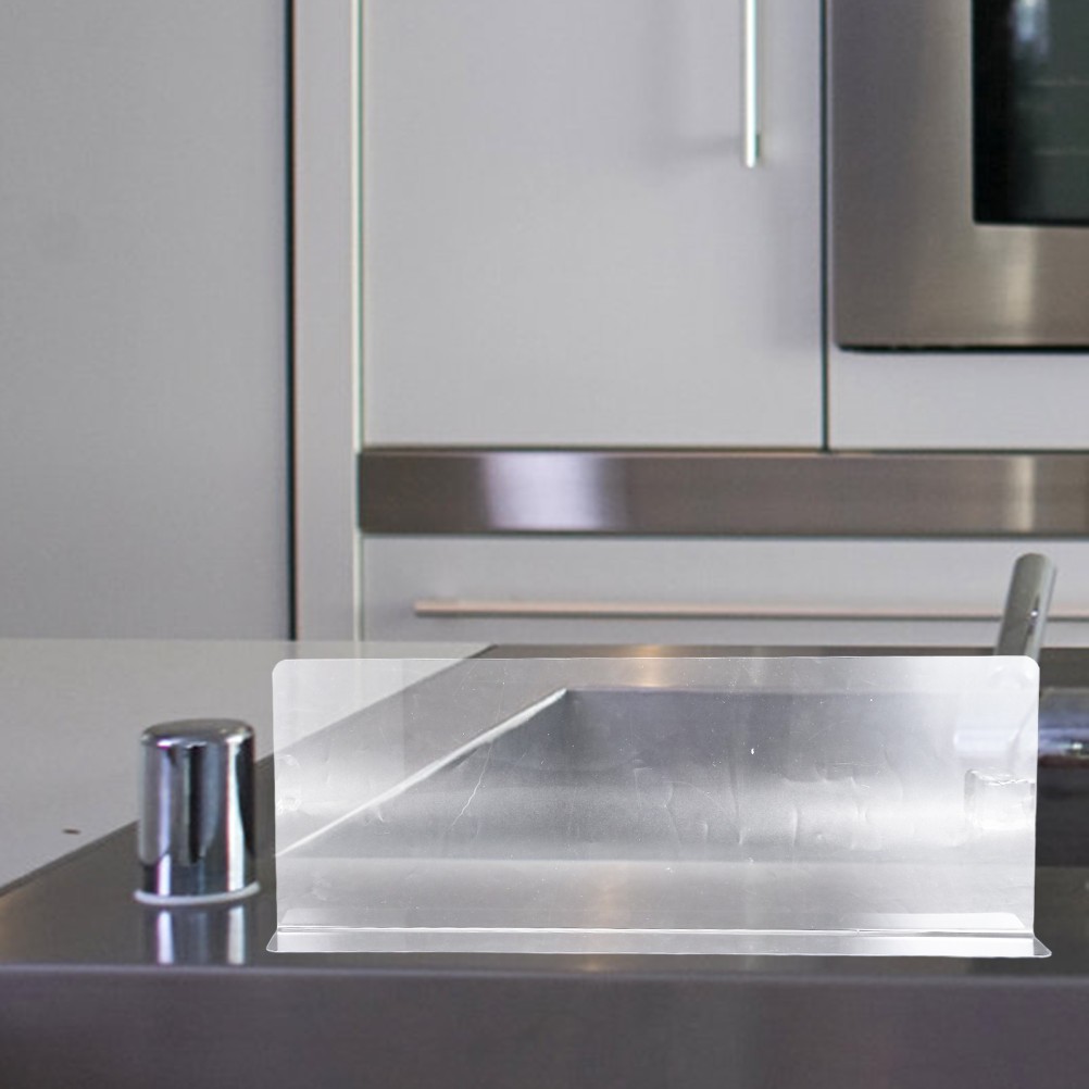 Acrylic Water Shield Kitchen Sink Backsplash Guard Bathtub Clear Restaurant