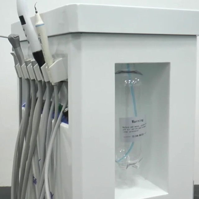 Dental Mobile Cart Unit GU-P209+Compressor+Strong Suction+Scaler+Curing Light US
