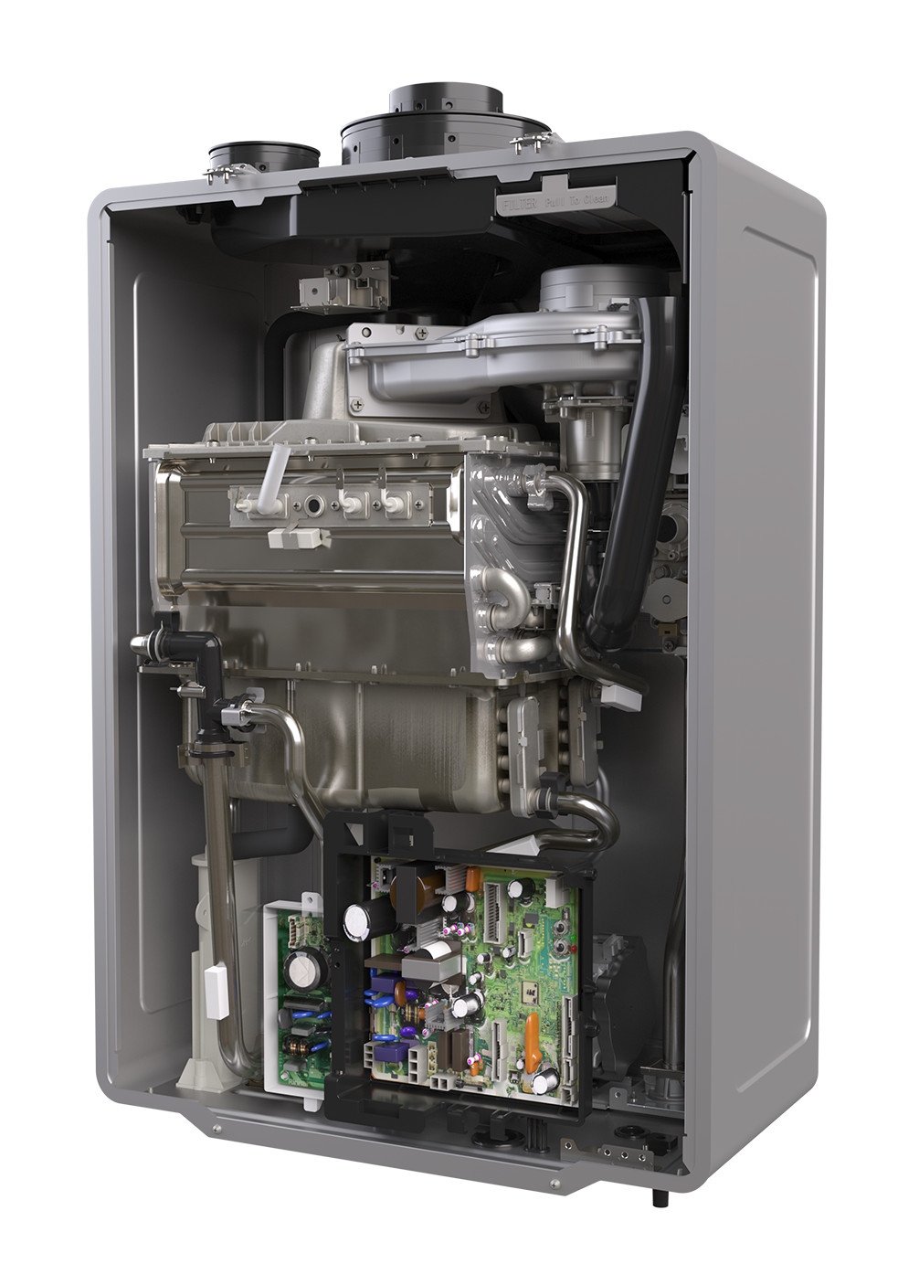 Rinnai RX Series 9.0 GPM 160,000 BTU In/Outdoor Condensing Tankless Water Heater