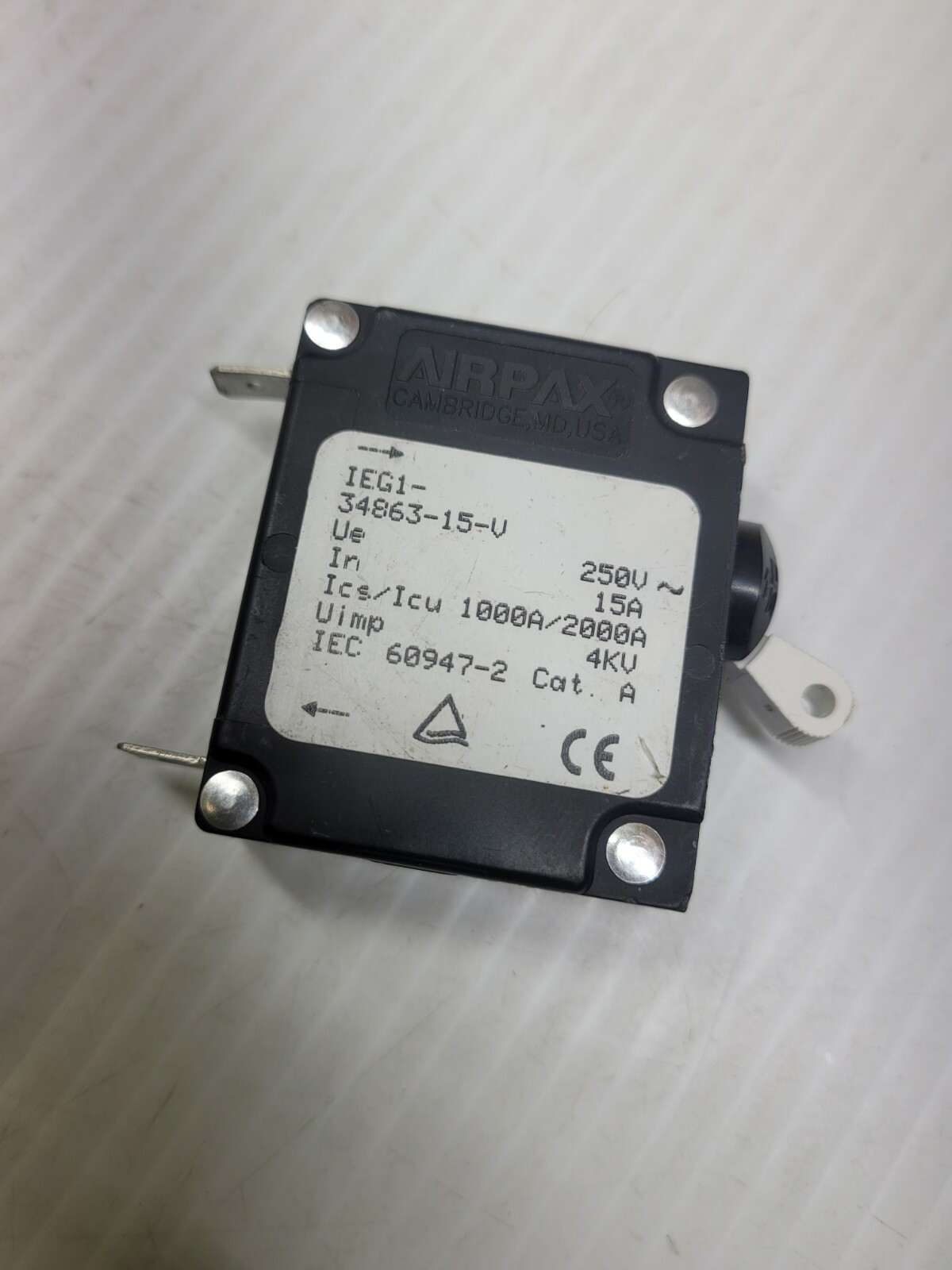 AirPax Circuit Breaker IEG1-34863-15-V