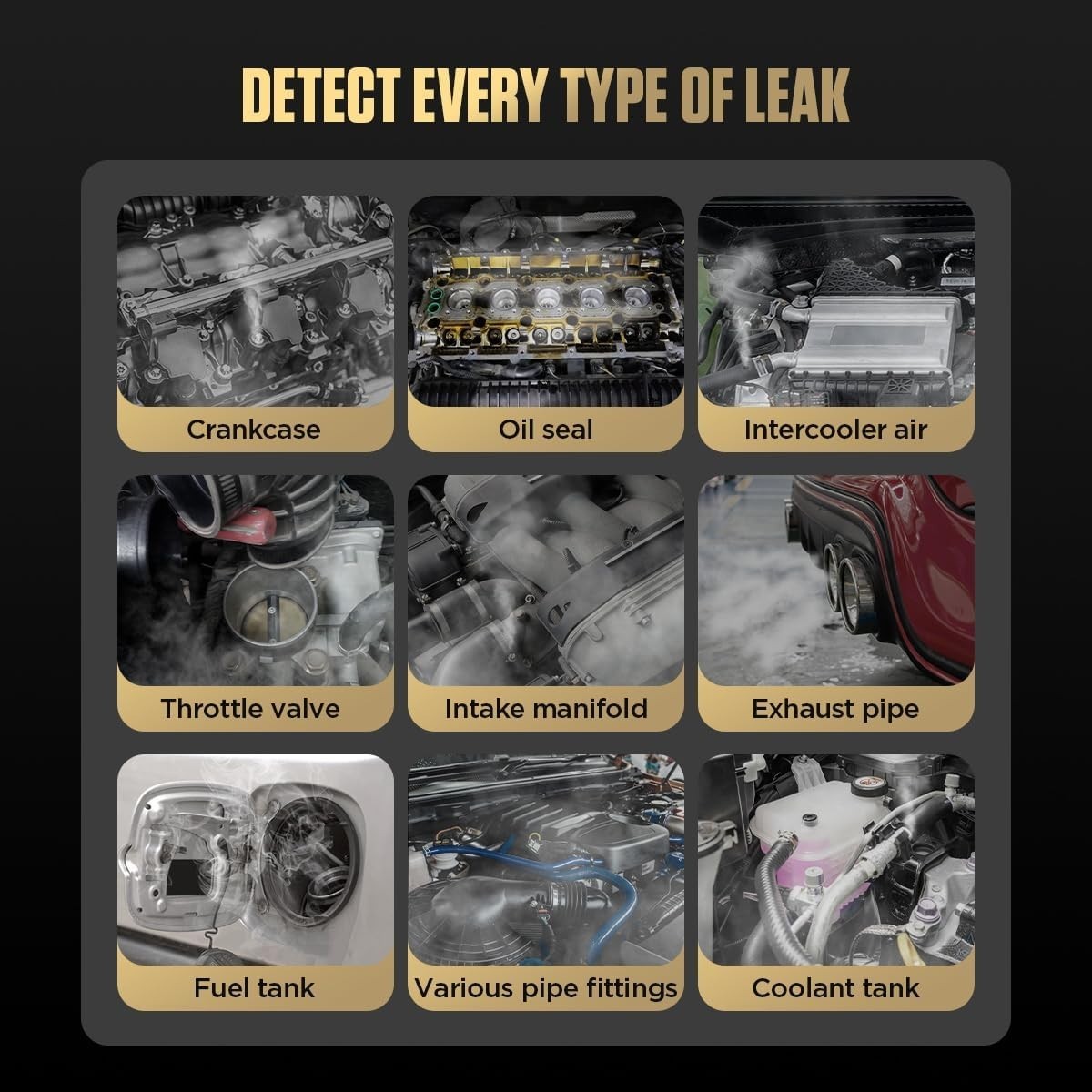 Car EVAP Leak Detector with Air Compressor