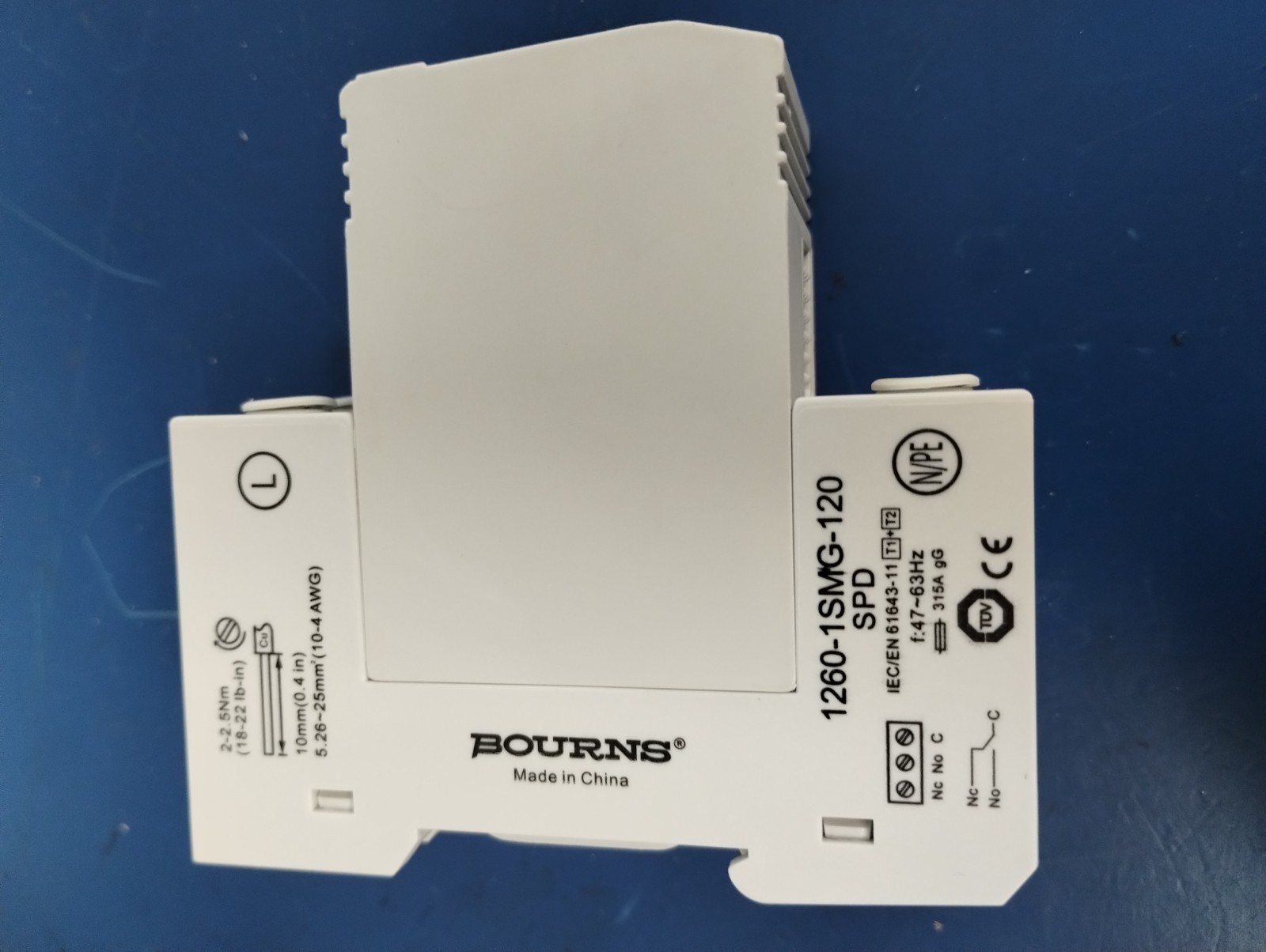 BOURNS 1260-1SMG-120 Surge Protectors AC HYBRID SPD, 100kA, 1W MG,150VAC