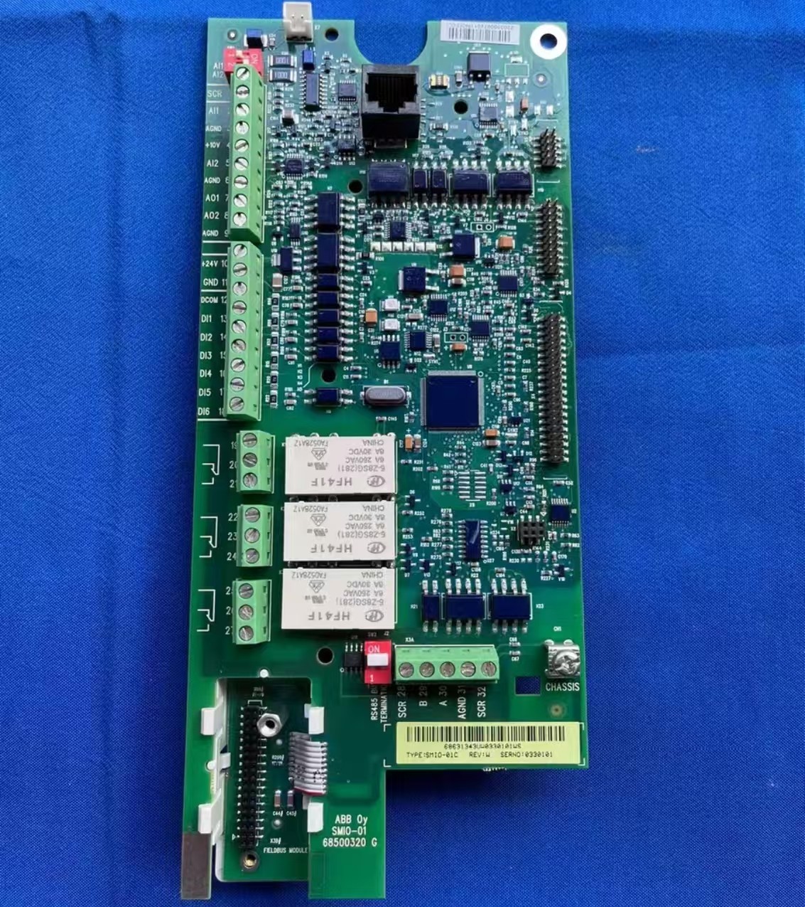 SMIO-01C Used motherboard IO control board test OK, fast shipping DHL/FedEx/UPS