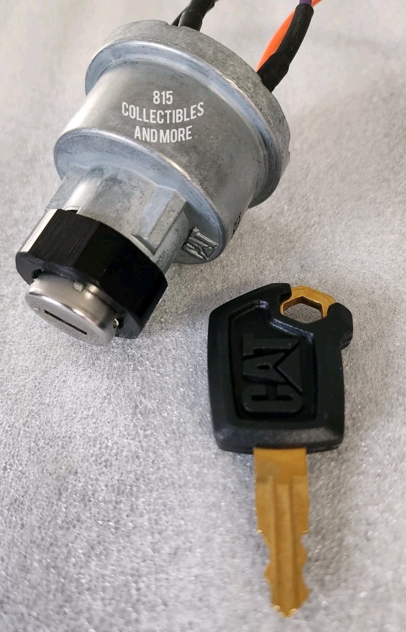 CATERPILLAR CAT KEY START SWITCH 4678535, 467-8535 WITH CAT KEY 5P-8500